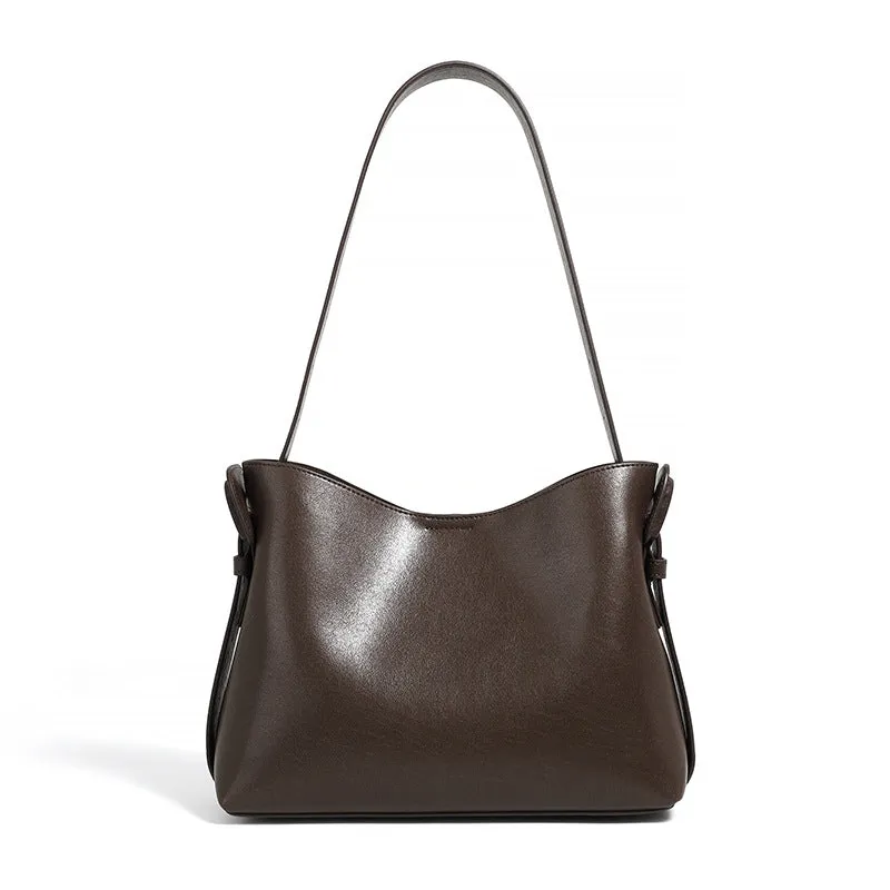 28CM Simple Commuter Crossbody Bag Handheld Tote Bag 2976 black