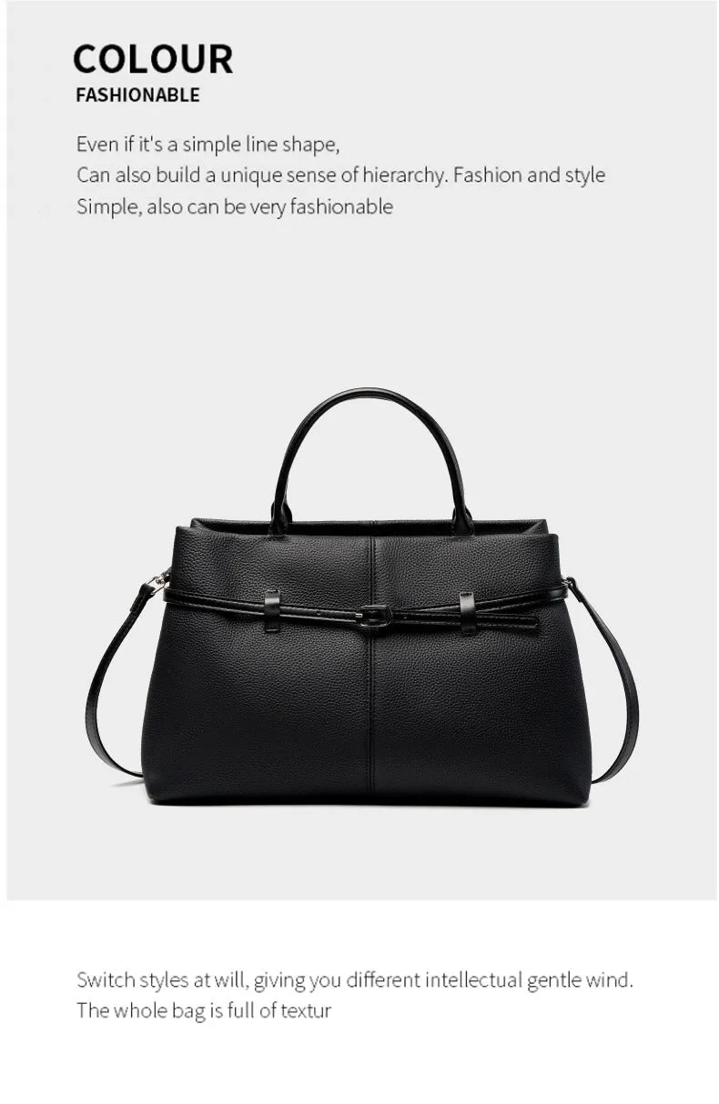 35CM Handheld Large Capacity Commuter Platinum Women's briefcase 2953 black