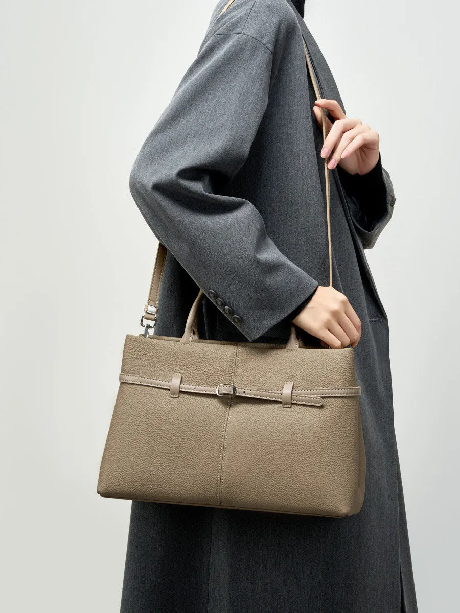 35CM Handheld Large Capacity Commuter Platinum Women's briefcase 2953 elephant Grey