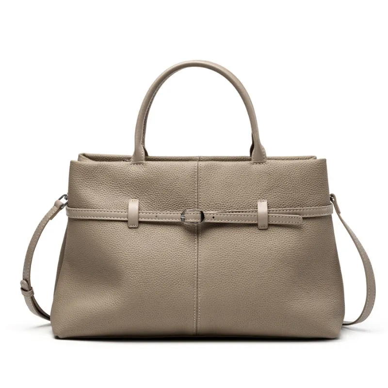 35CM Handheld Large Capacity Commuter Platinum Women's briefcase 2953 elephant Grey
