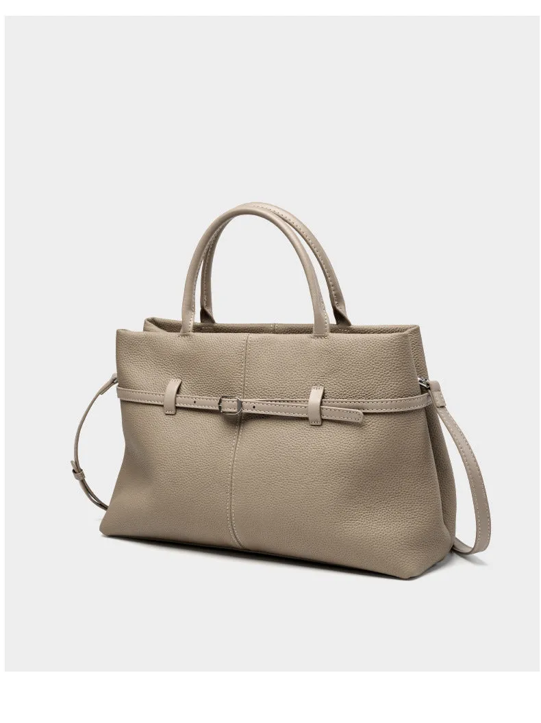 35CM Handheld Large Capacity Commuter Platinum Women's briefcase 2953 elephant Grey