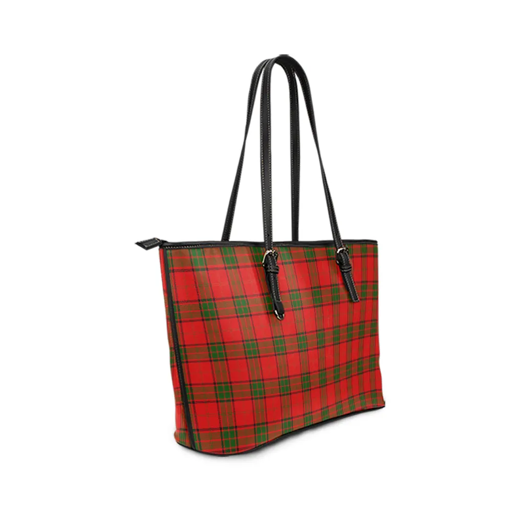 Adair Tartan Leather Tote Bag