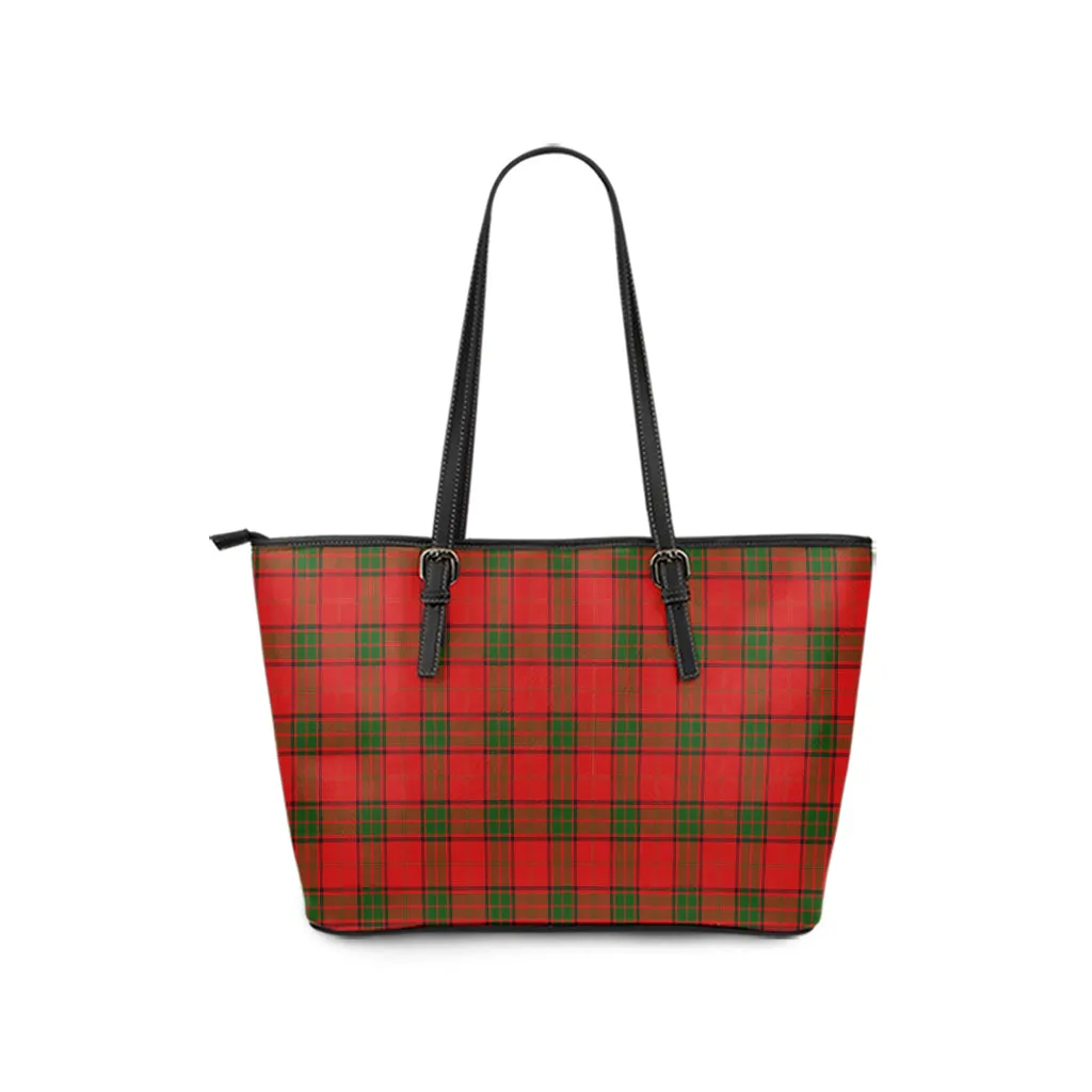 Adair Tartan Leather Tote Bag