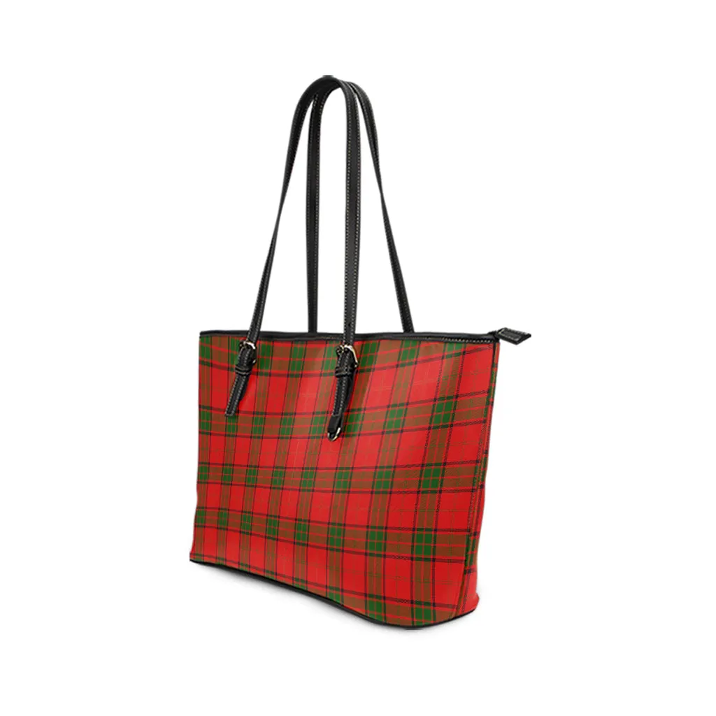 Adair Tartan Leather Tote Bag