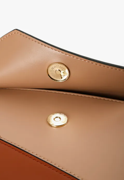 ANGLE PATCH Beige Handbag