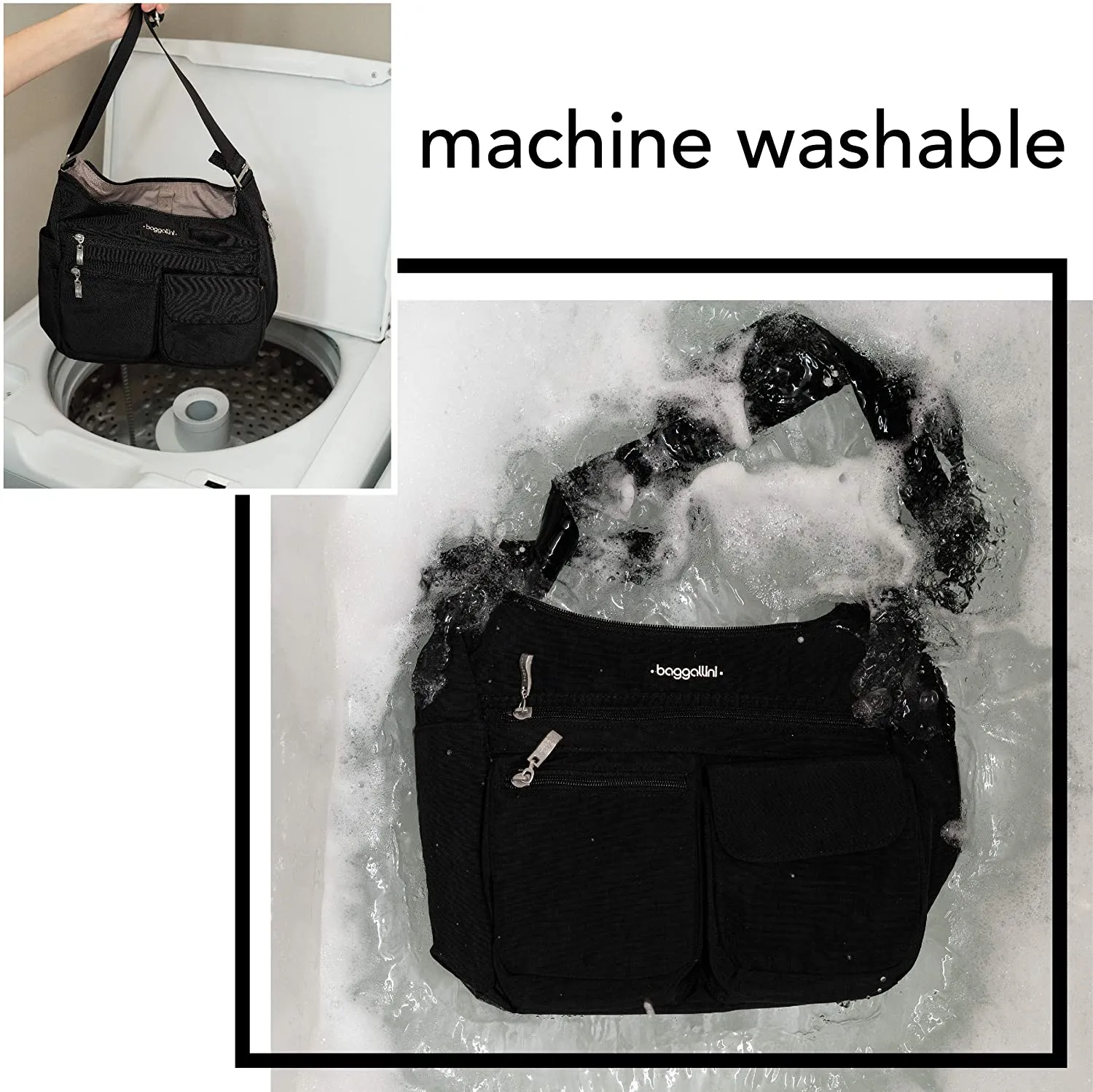 Baggallini Any Day Tote With RFID Phone Wristlet