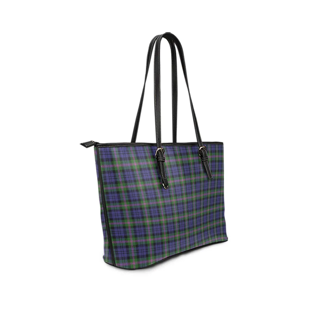 Baird Modern Tartan Leather Tote Bag