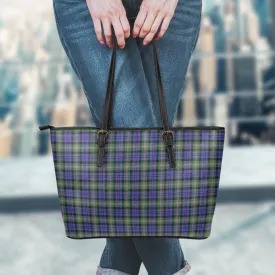 Baird Modern Tartan Leather Tote Bag