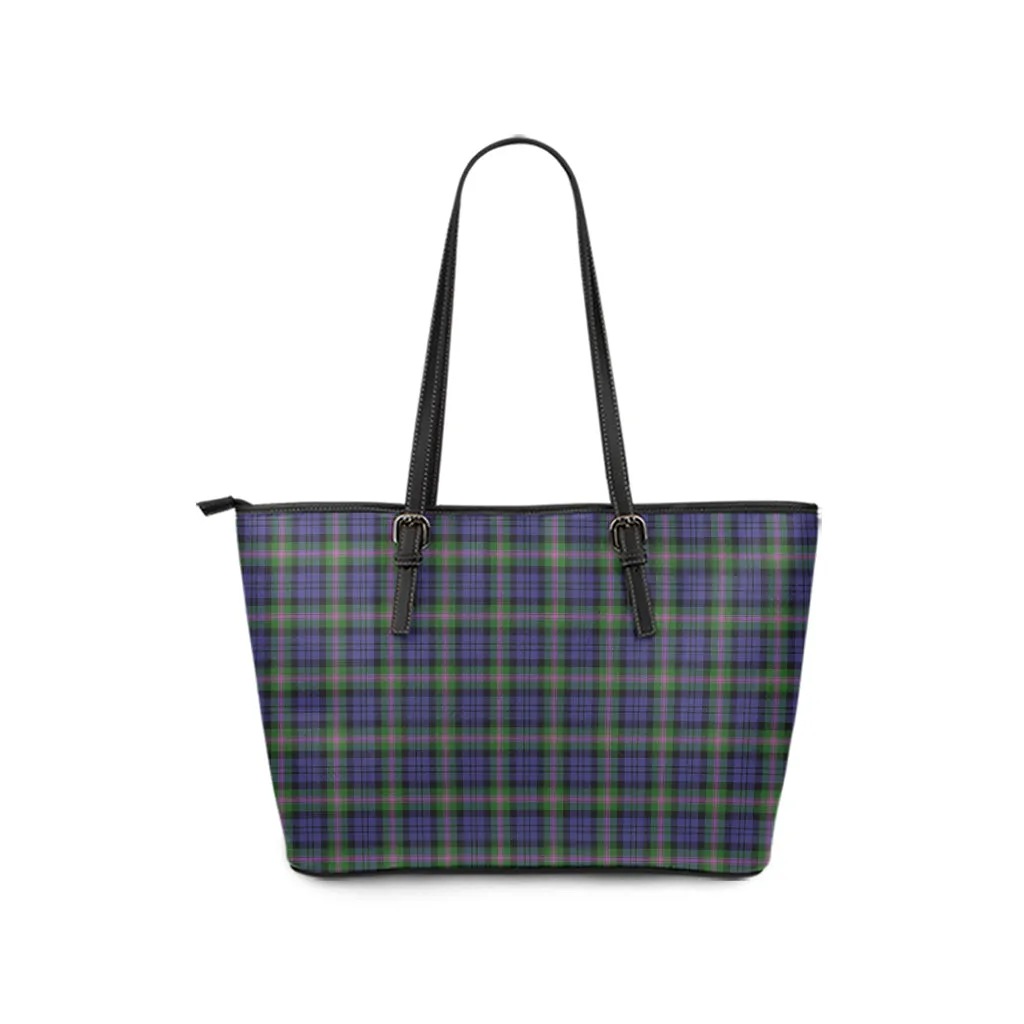 Baird Modern Tartan Leather Tote Bag