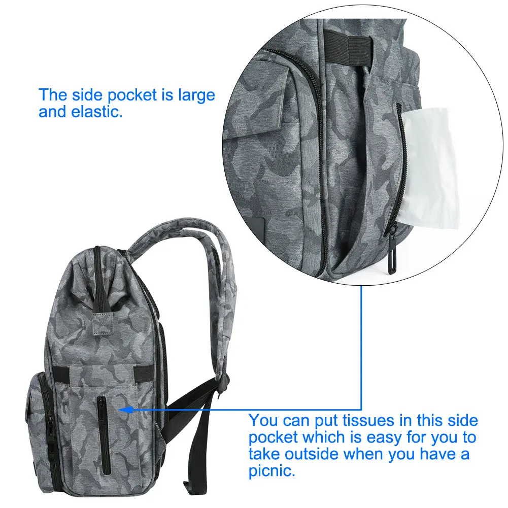 Bebamour Travel Backpack Lunch Bag for Men and Women Backpack