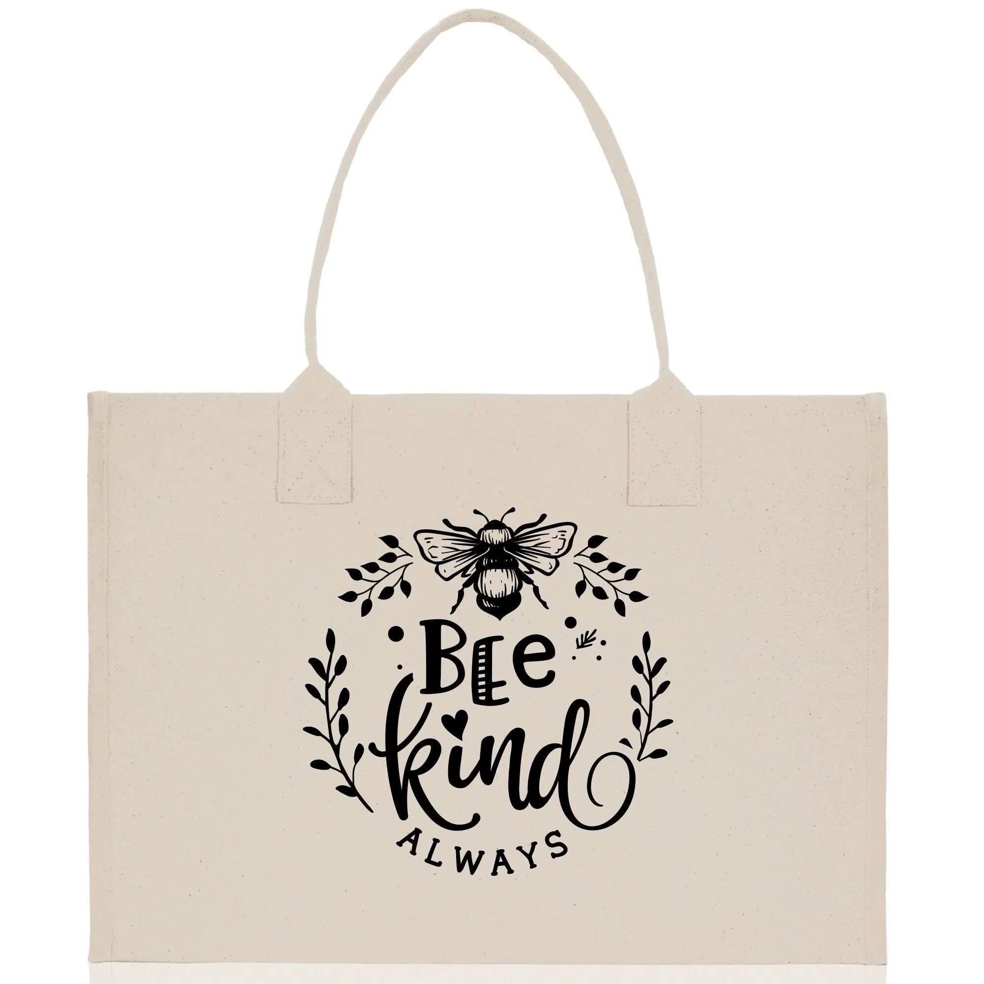 Bee Kind Always Cotton Canvas Tote Bag Nurse Appreciation Gift Bag Gift for Her Birthday Gift Bee Kind Mental Health Matters Save The Bees