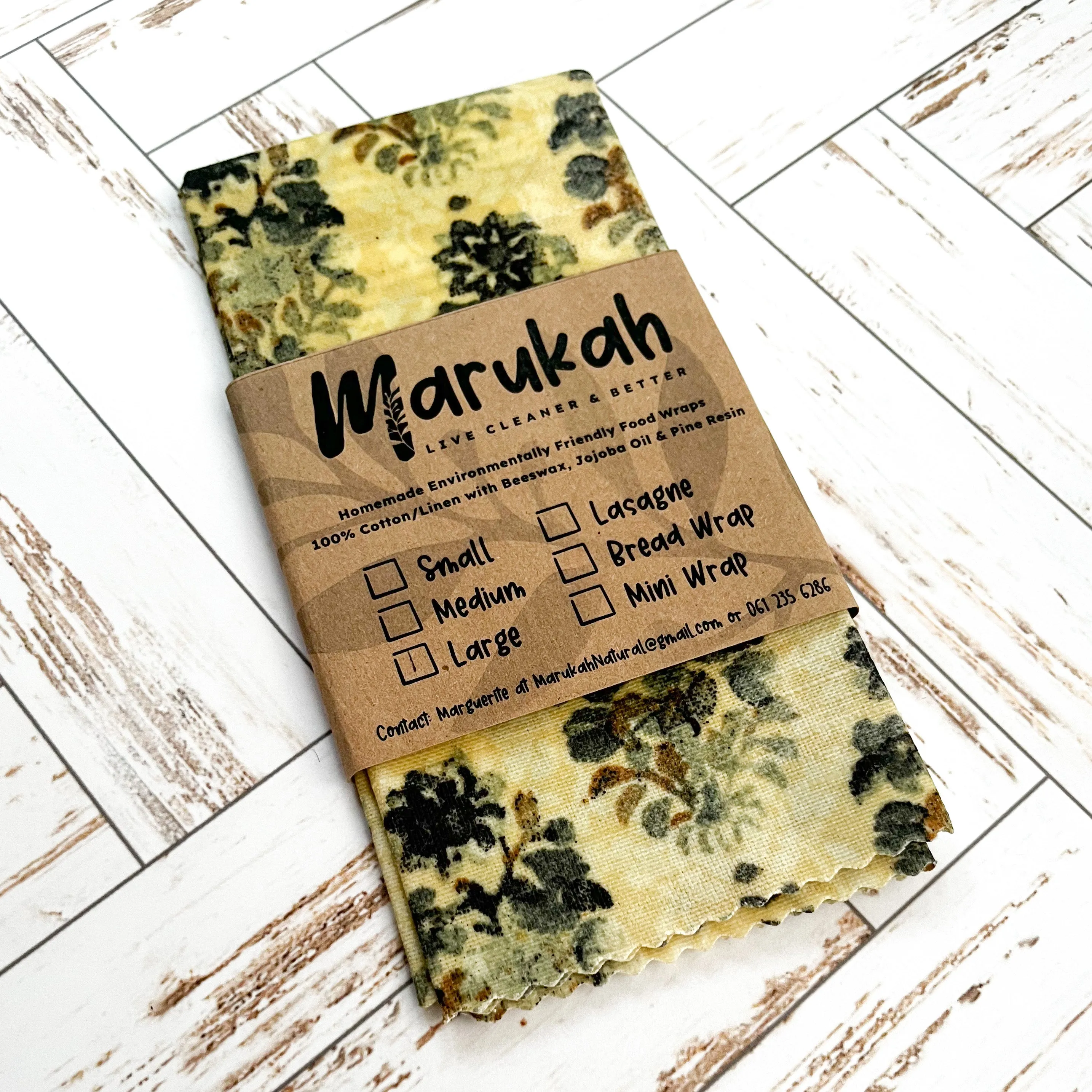 Beeswax Food Wraps - Large