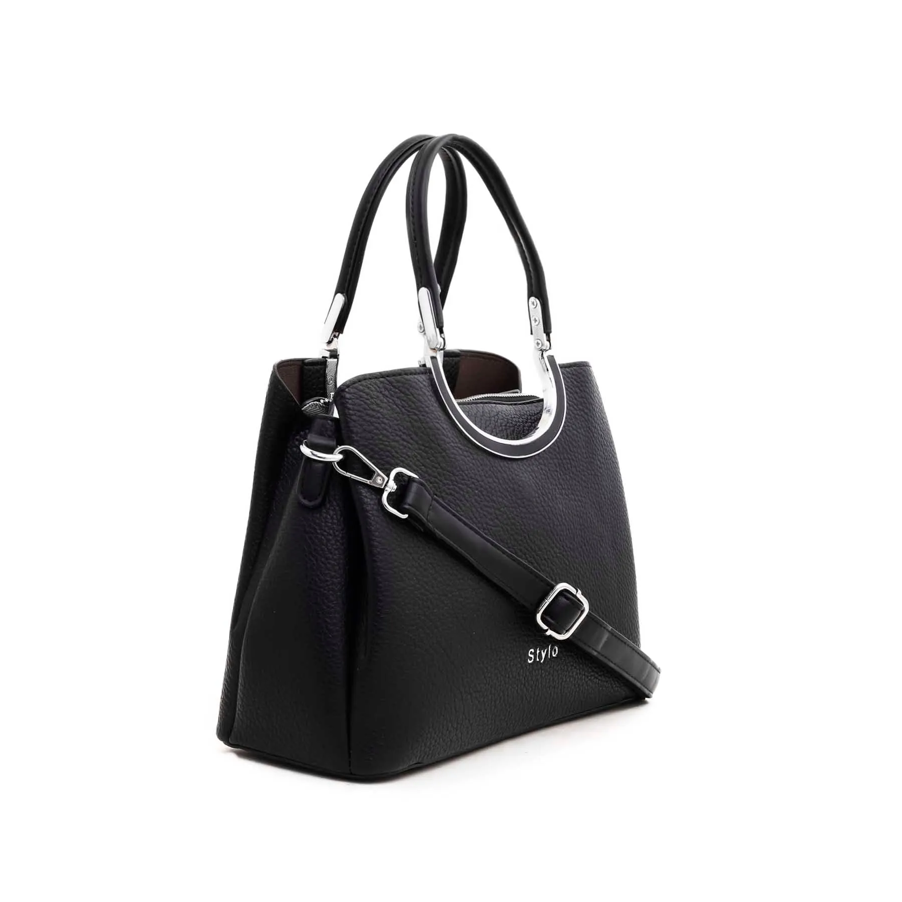 Black Formal Hand Bag P35960