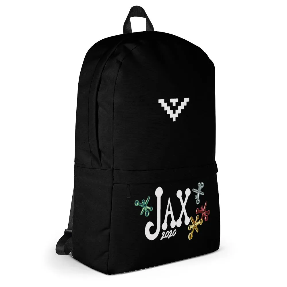 Black Logo Backpack