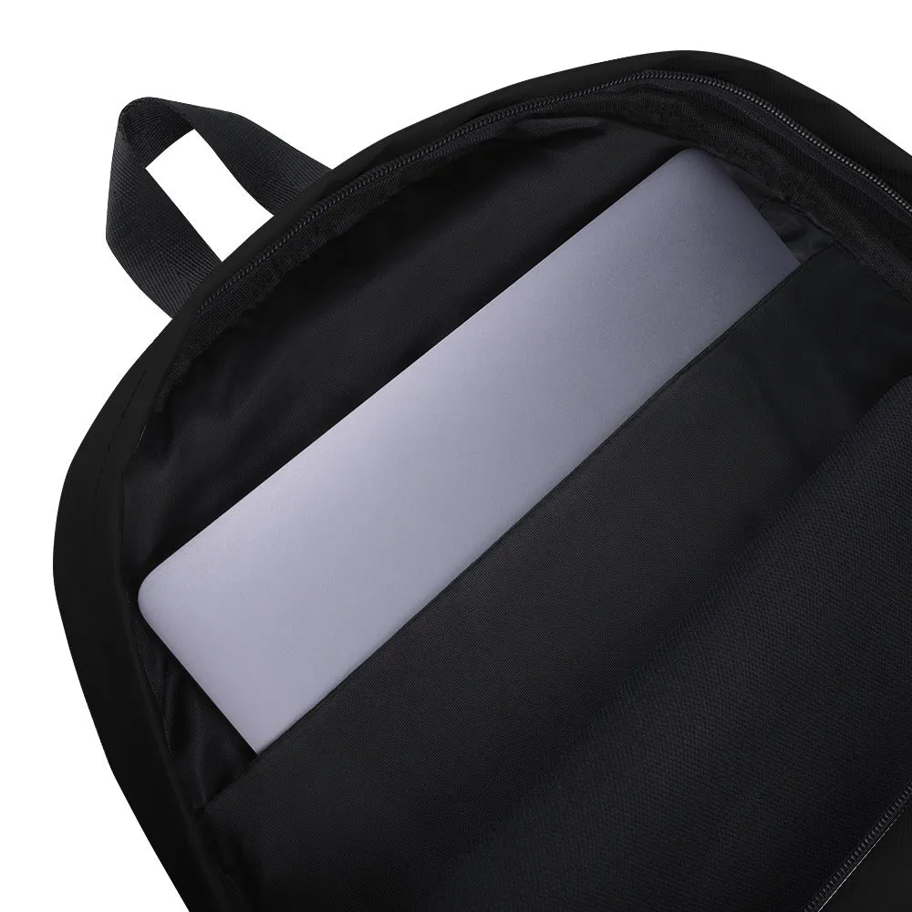 Black Logo Backpack