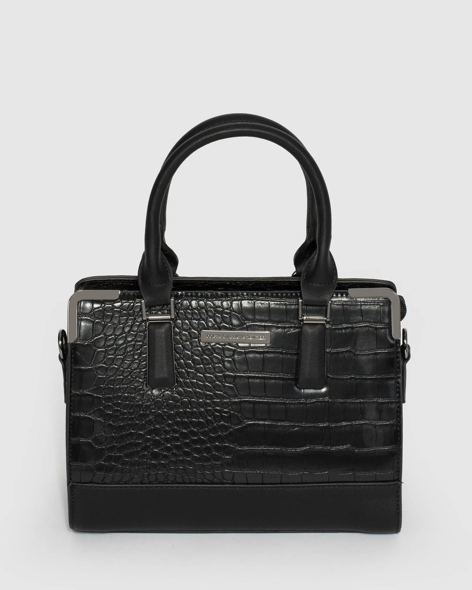 Black Stef Panel Tote Bag