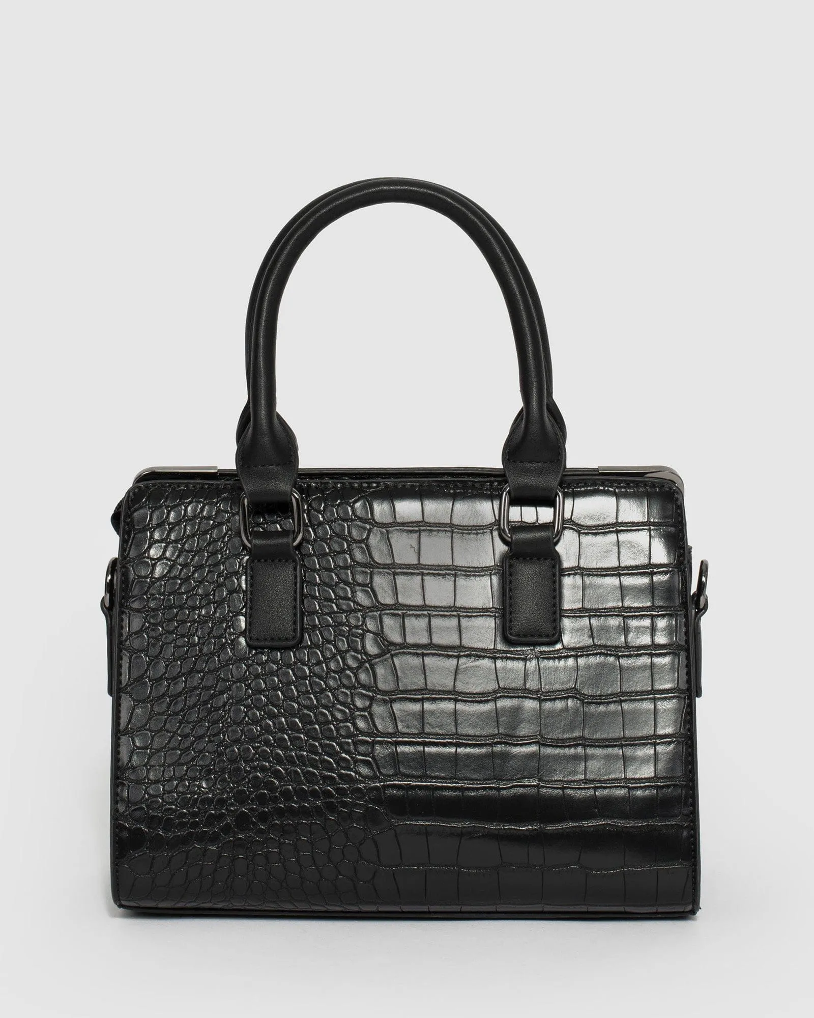 Black Stef Panel Tote Bag