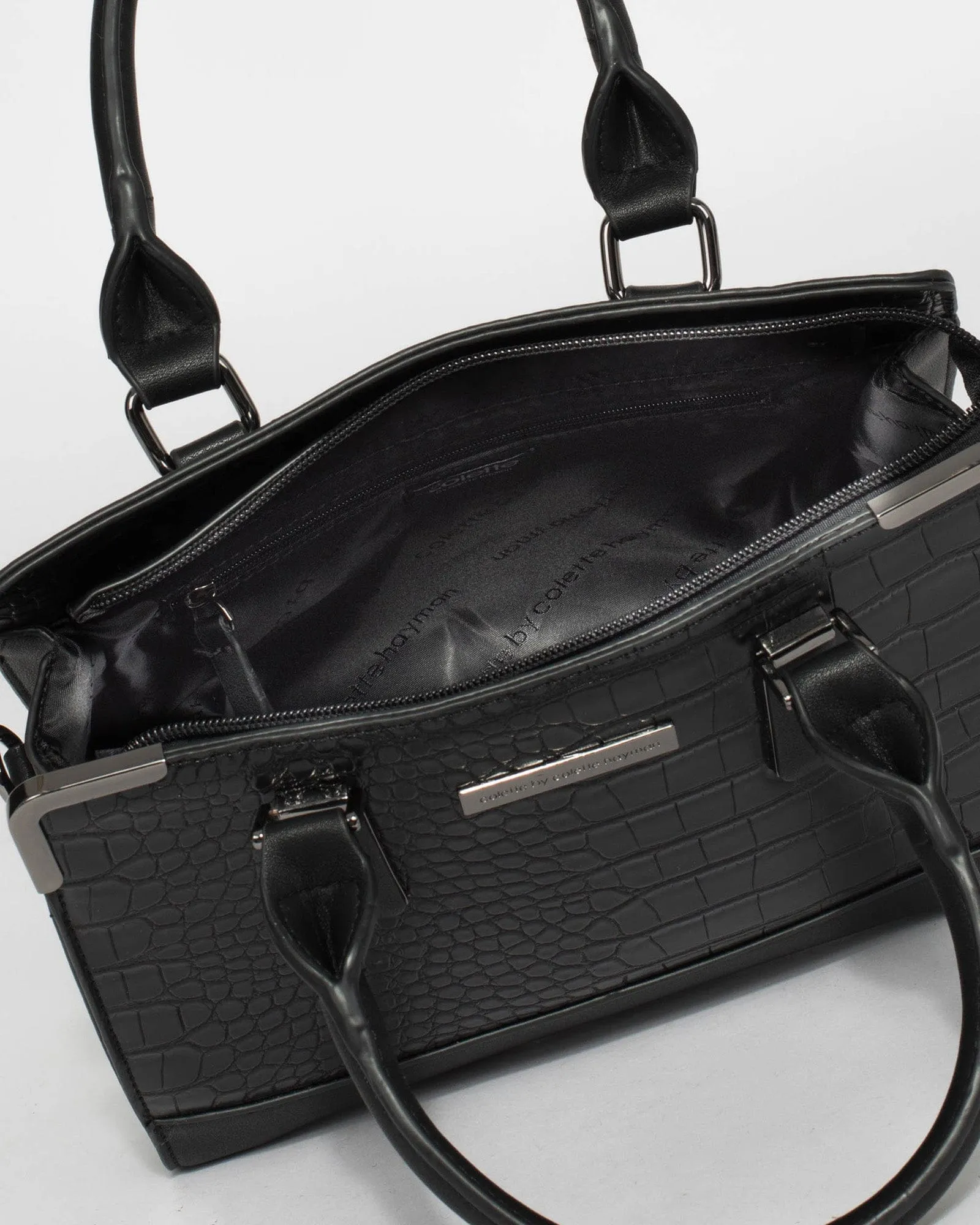 Black Stef Panel Tote Bag