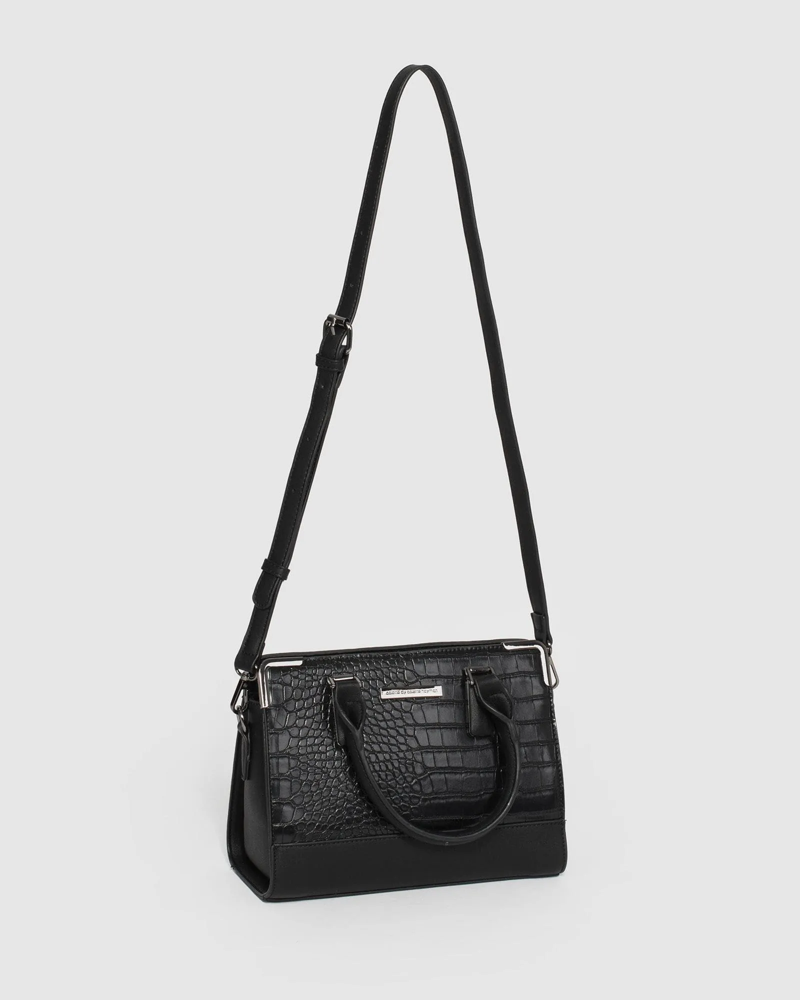 Black Stef Panel Tote Bag