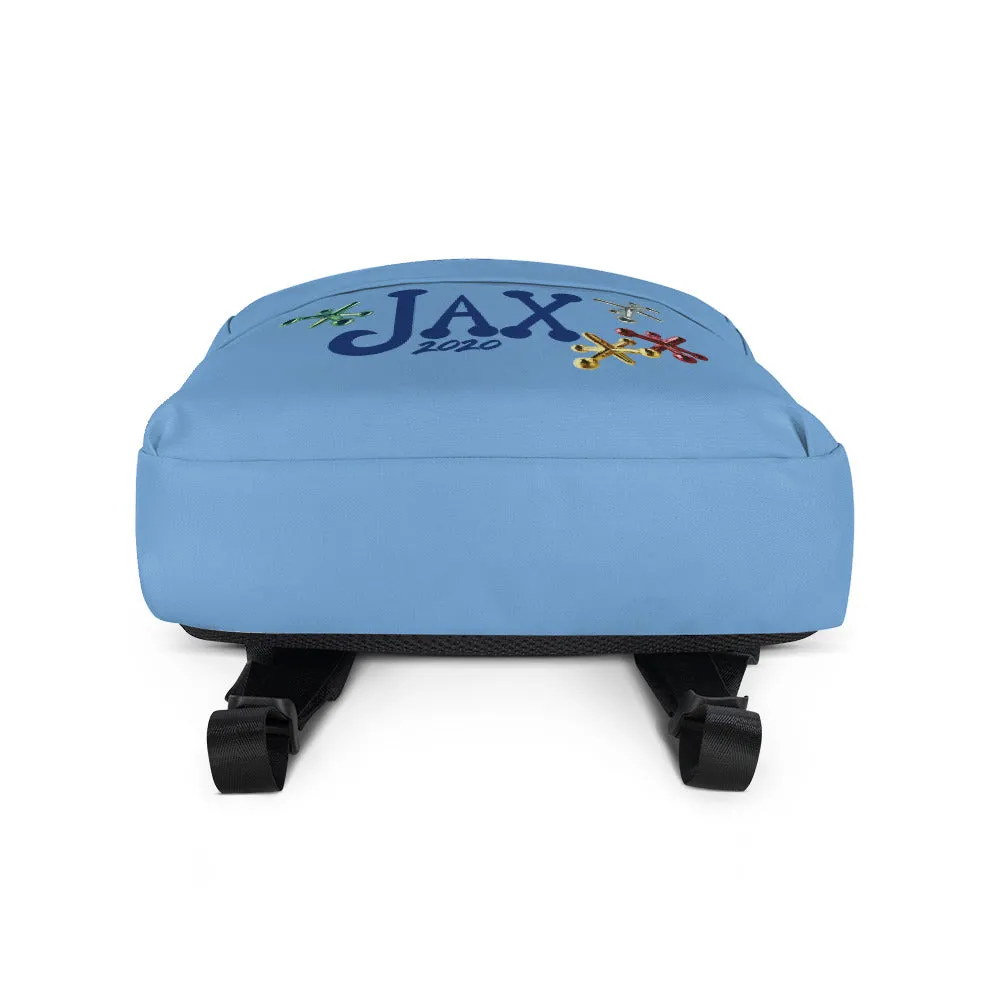 Blue Jax Logo Bookbag