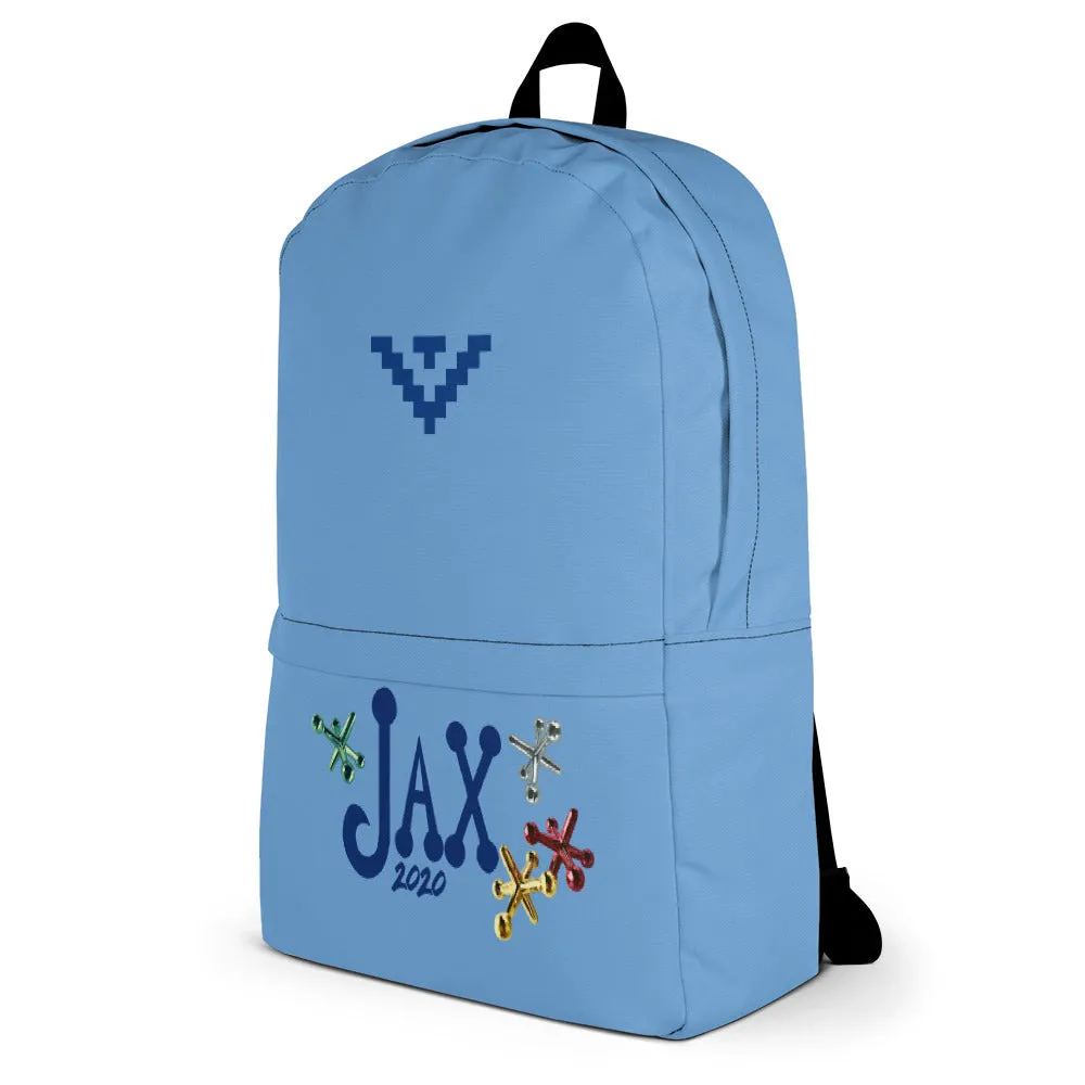 Blue Jax Logo Bookbag