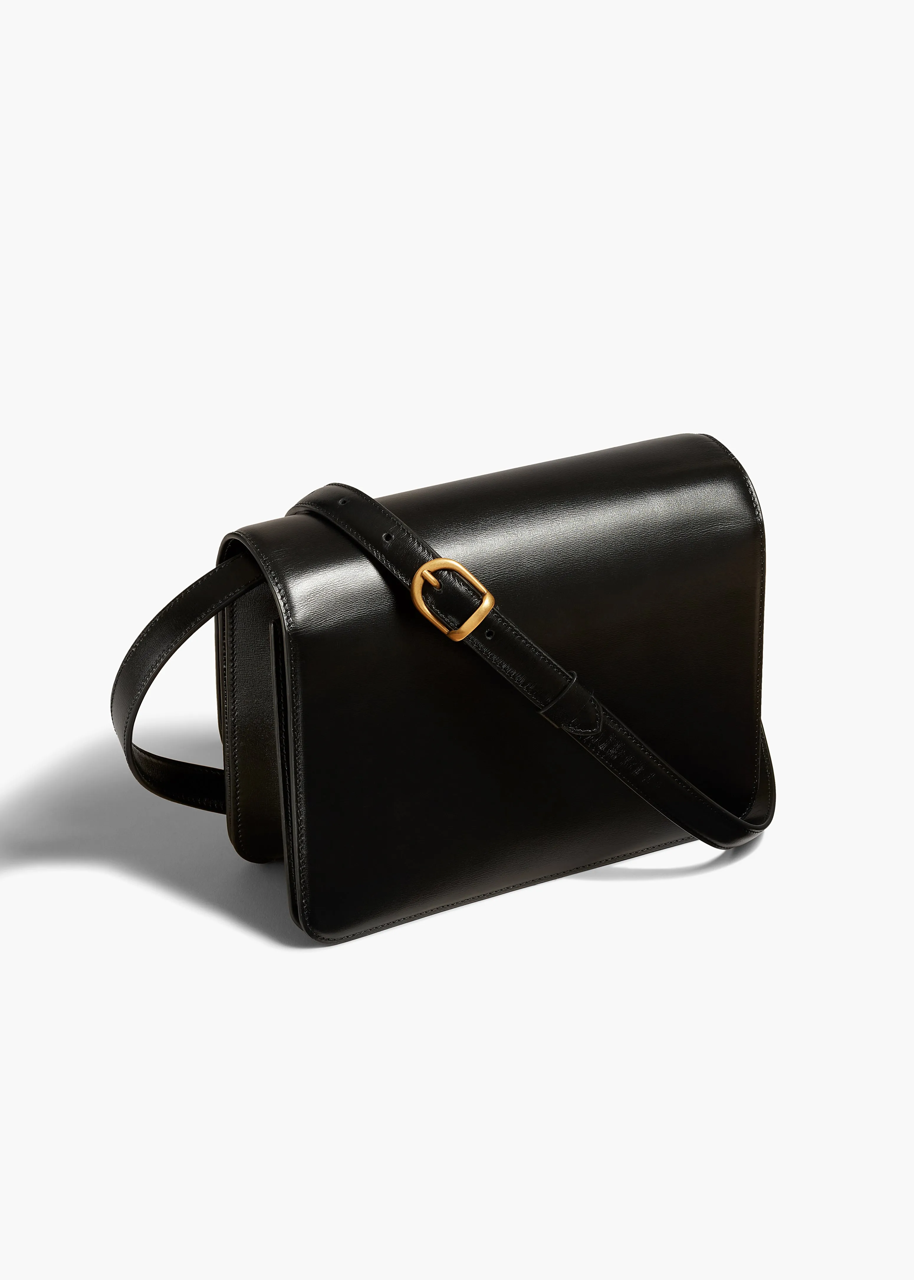 Bridget Crossbody Bag in Black Leather