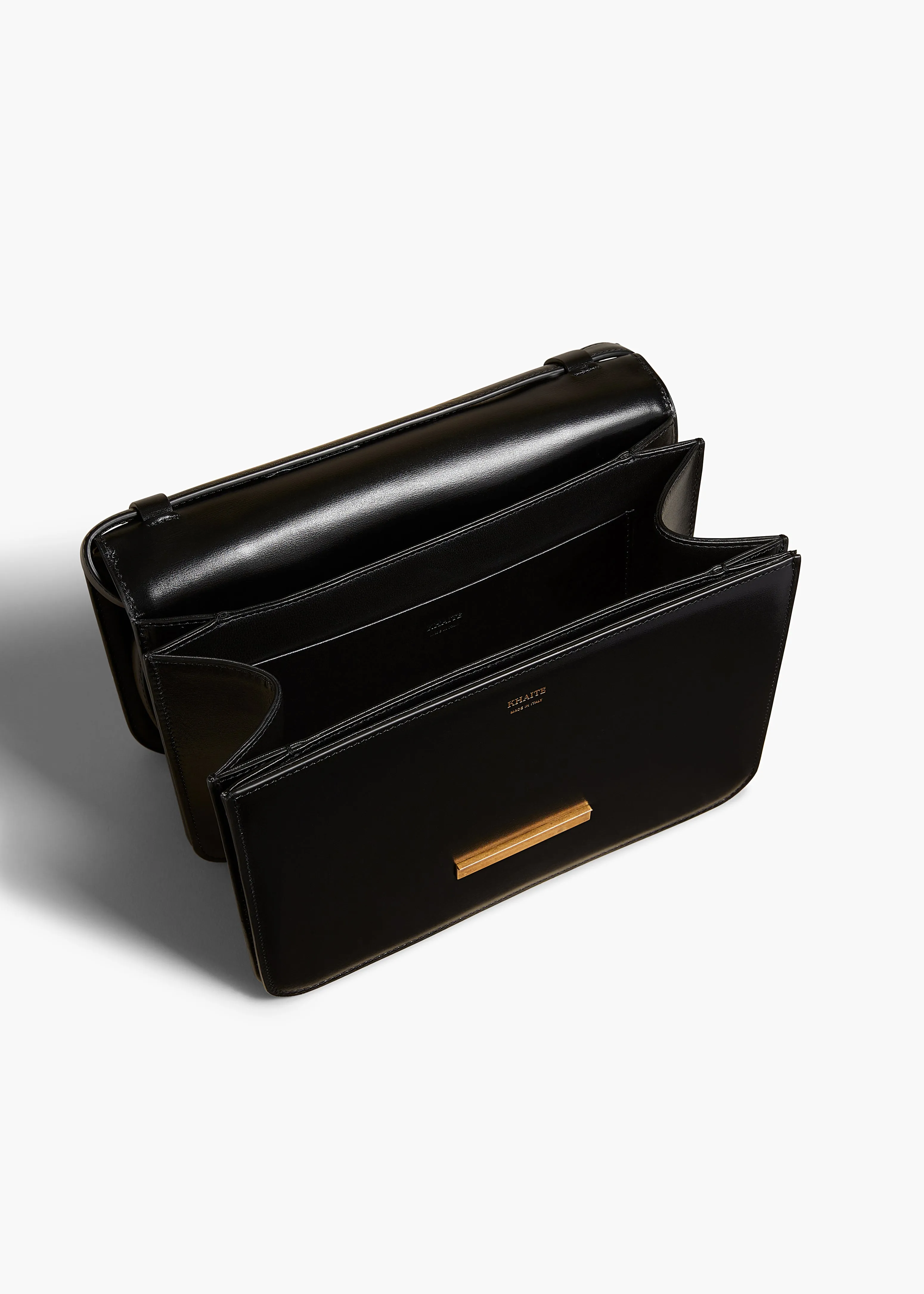 Bridget Crossbody Bag in Black Leather