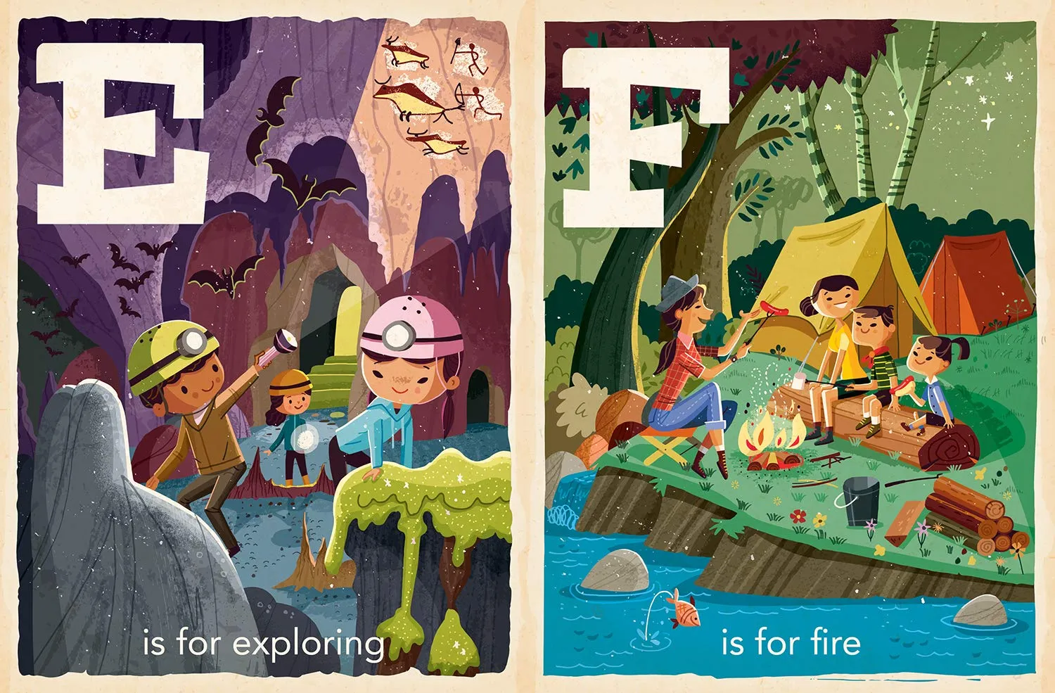 C Is for Camping - Board Book