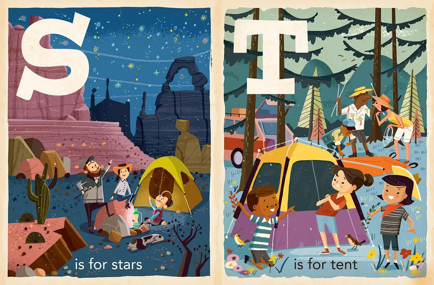 C Is for Camping - Board Book