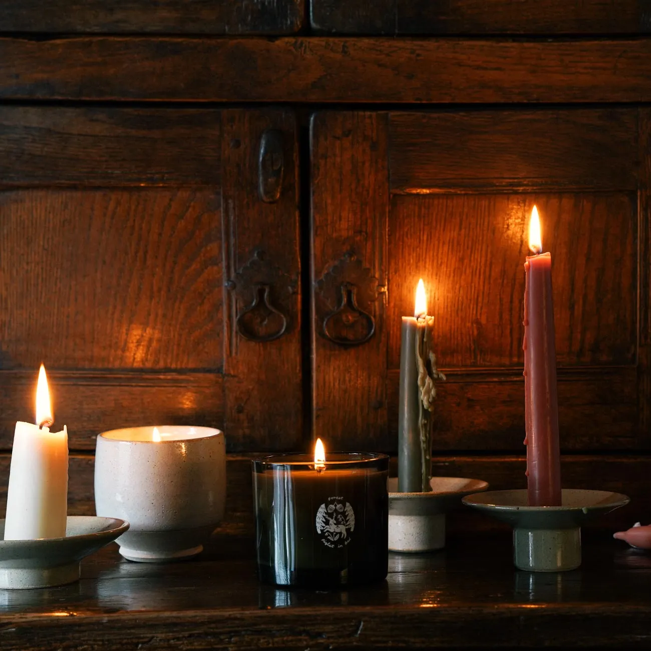 Campfire Ceramic Candle