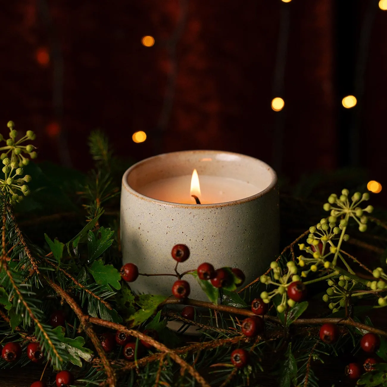 Campfire Ceramic Candle