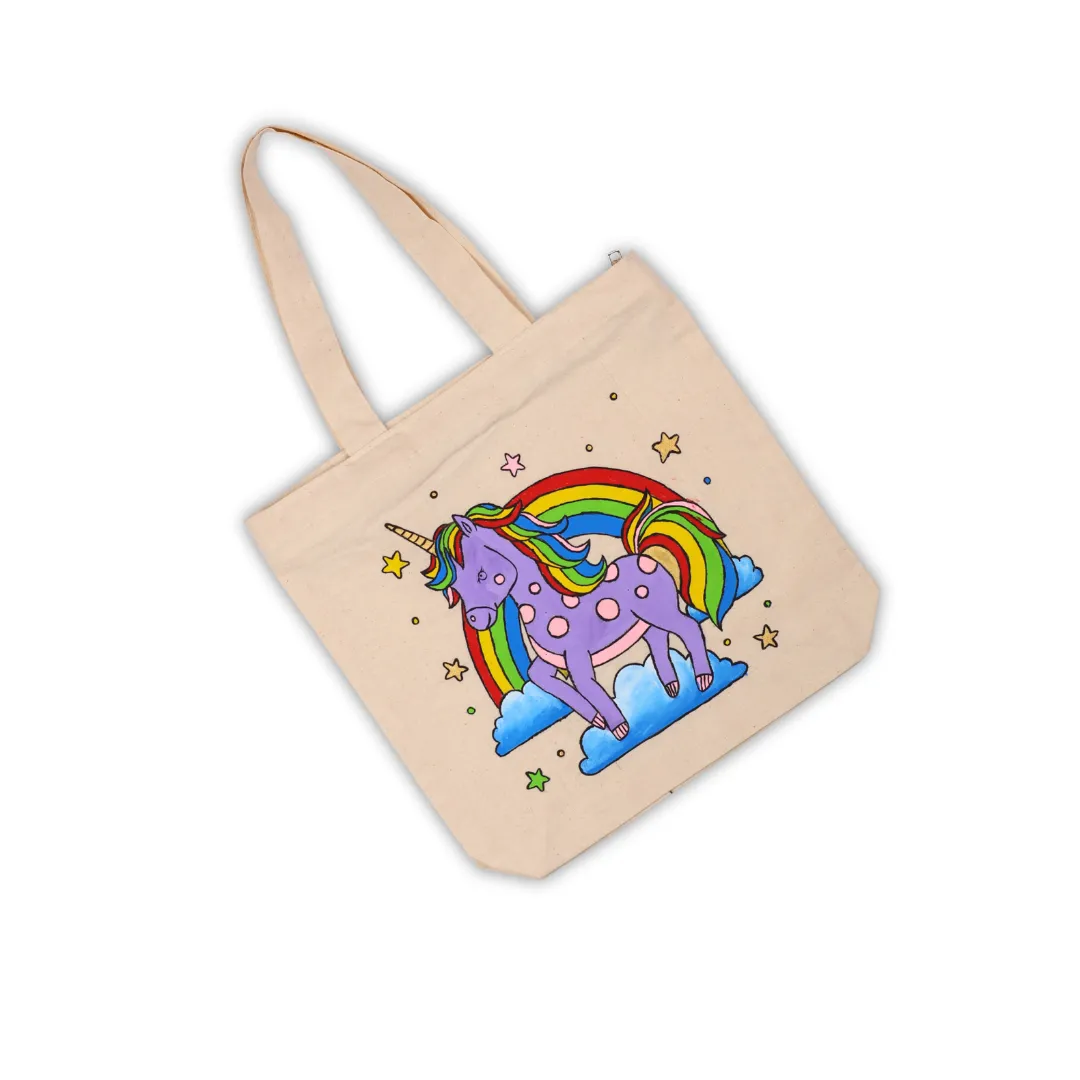 Canvas Tote Bag - Unicorn