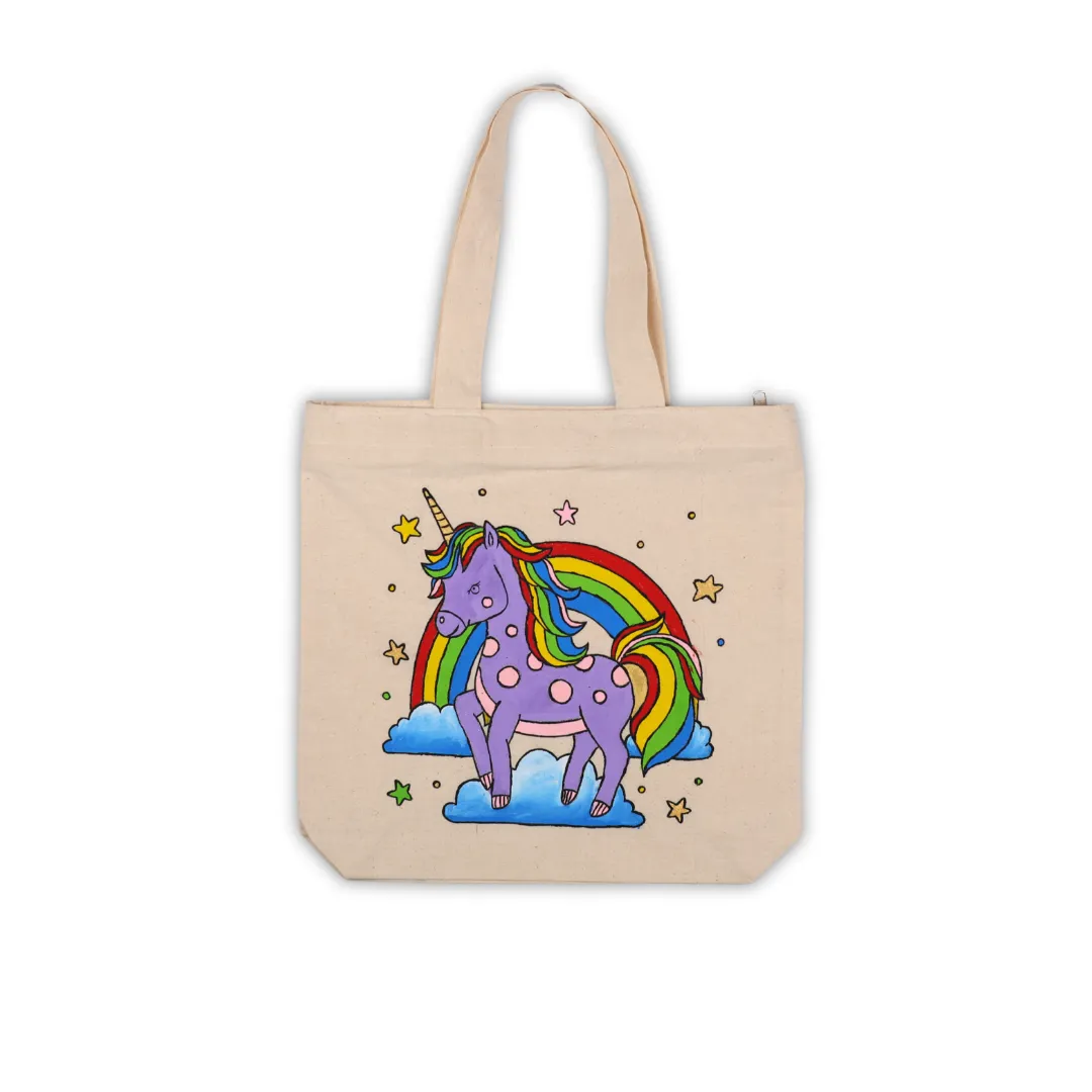 Canvas Tote Bag - Unicorn