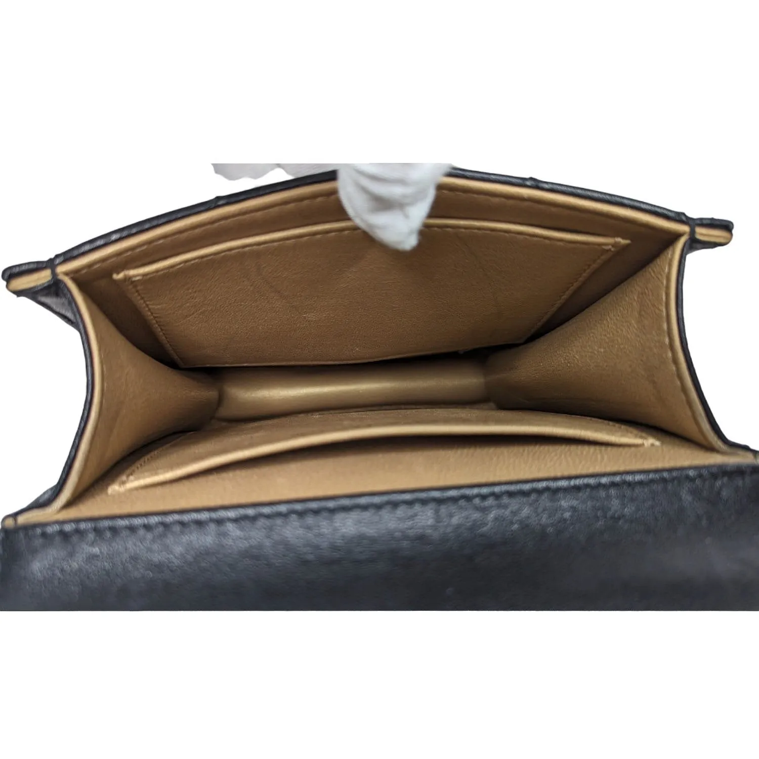 Chanel Bag Small Goatskin Quilted Chic Pearls Crossbody Flap