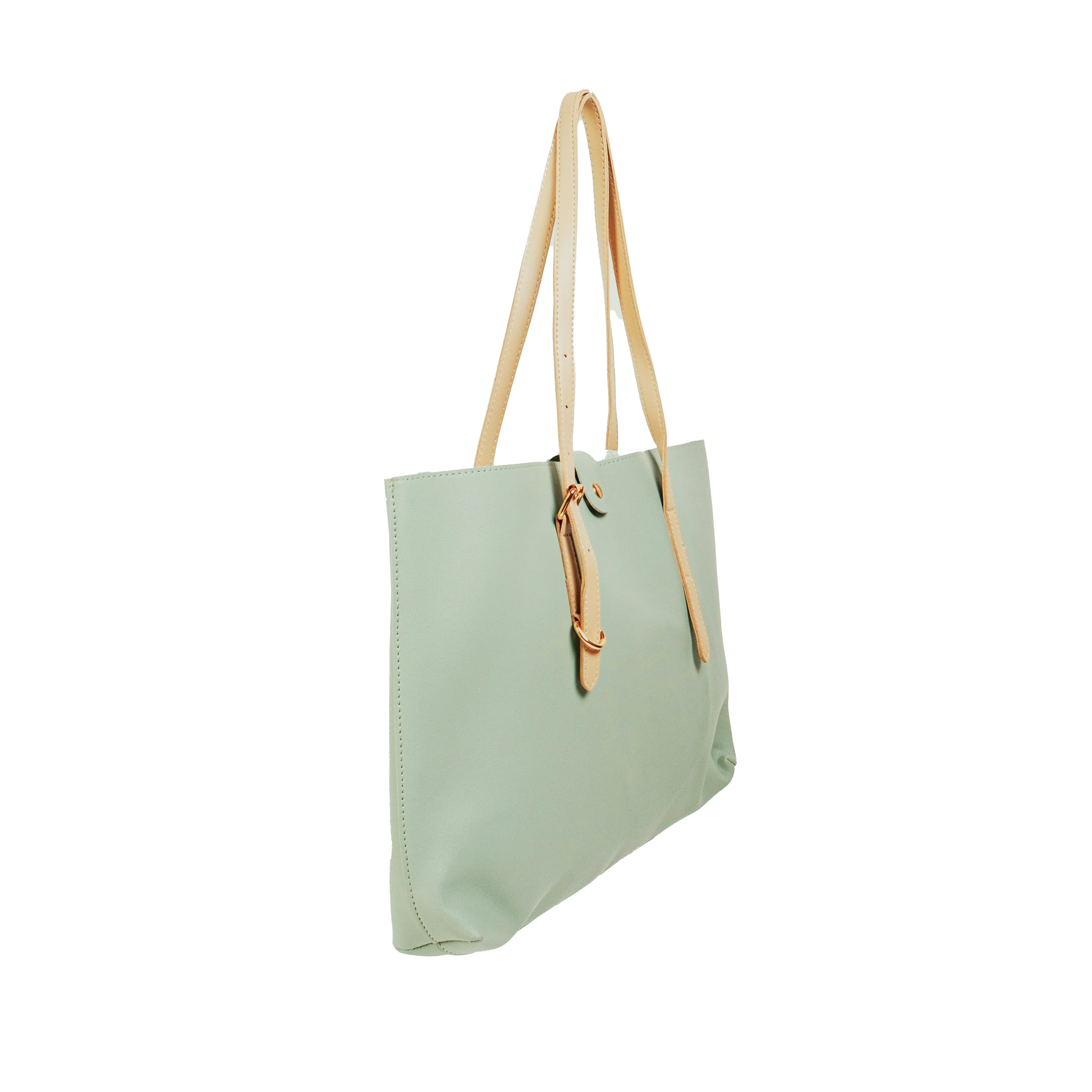 Chokore Adjustable Tote Bag with Laptop Sleeve (Light Green)