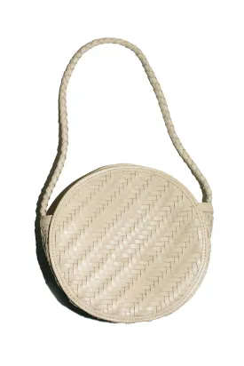 Cream Woven Audrey Bag