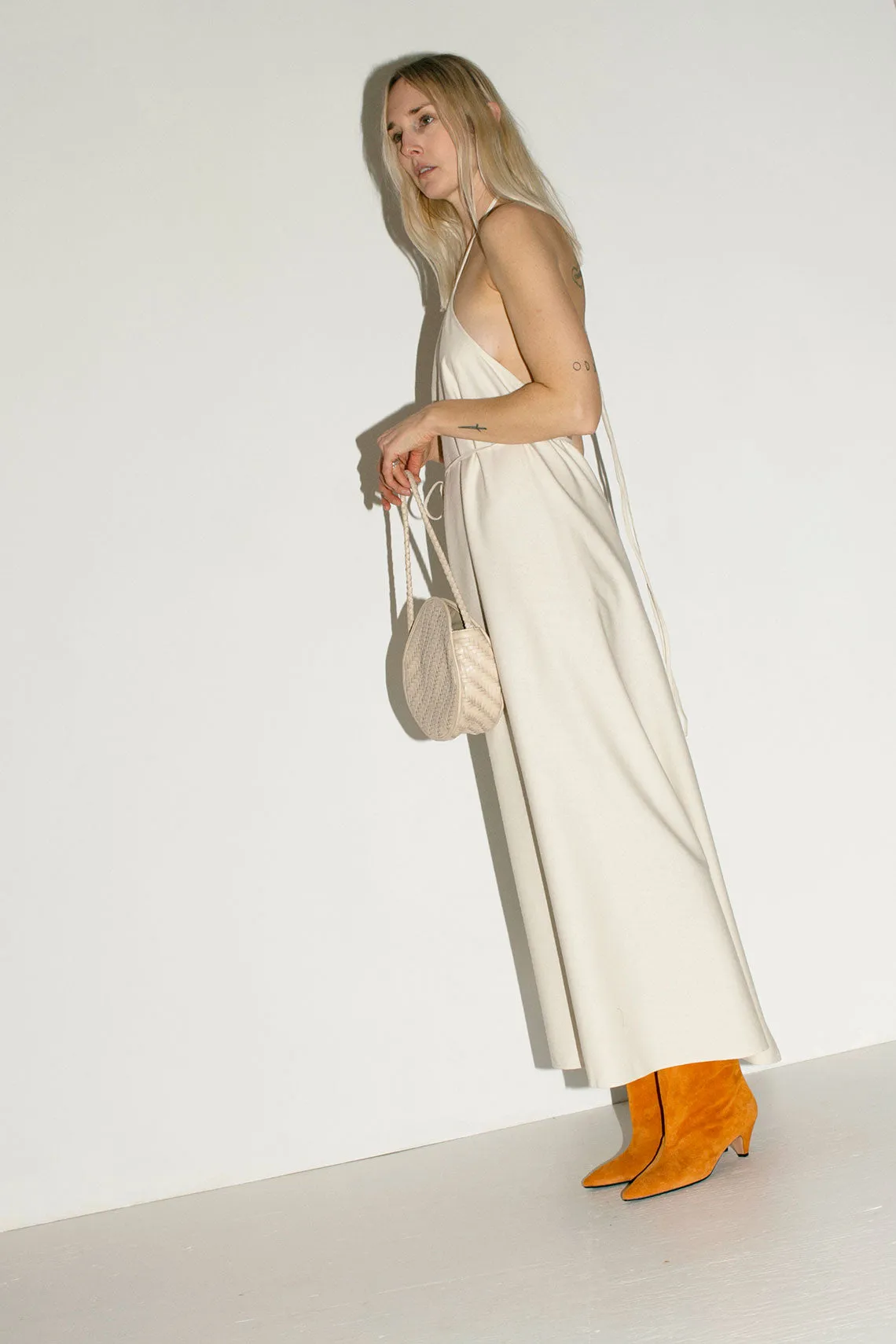 Cream Woven Audrey Bag