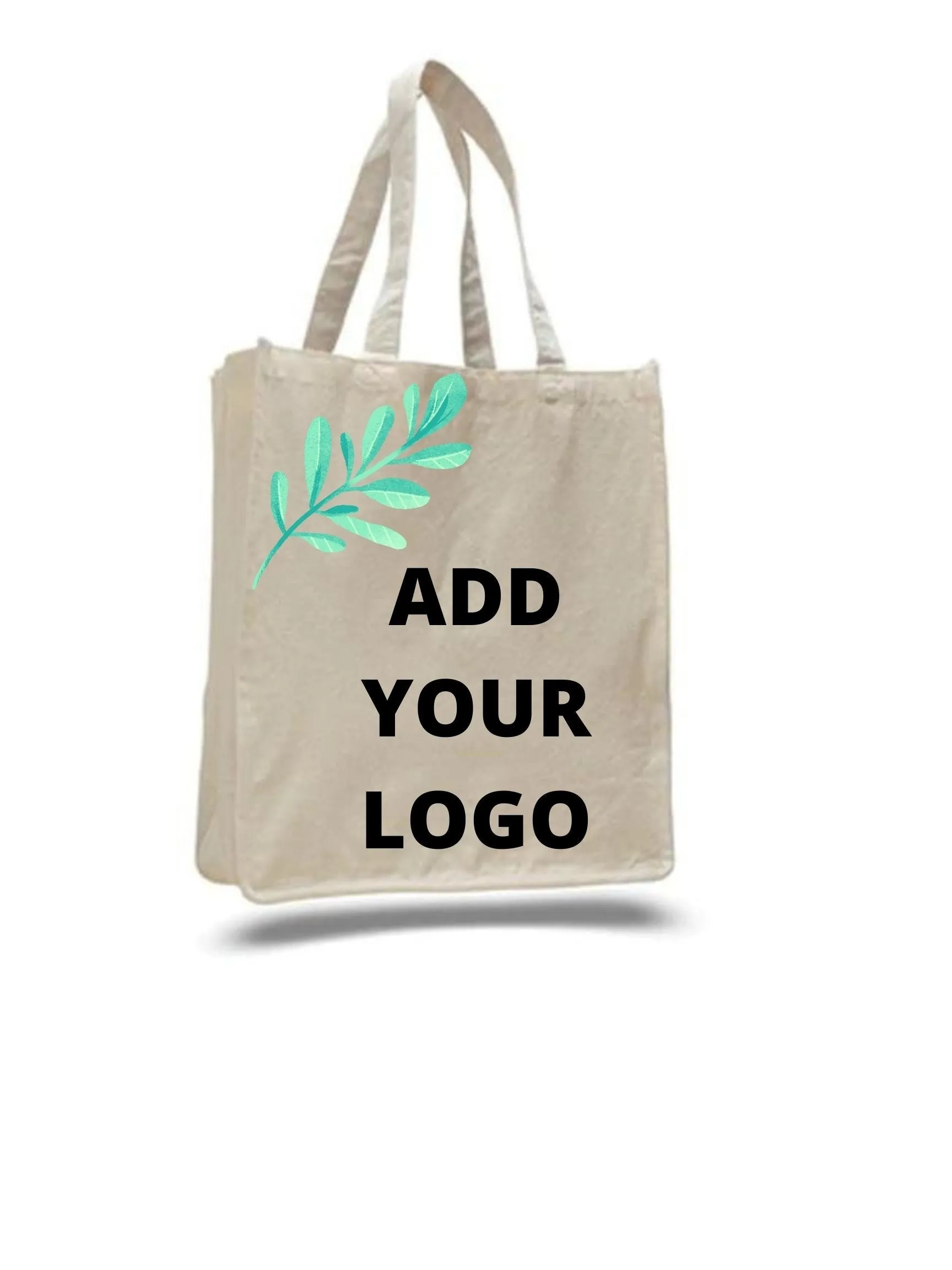 Custom 12 OZ Cotton Canvas Jumbo Tote Bag