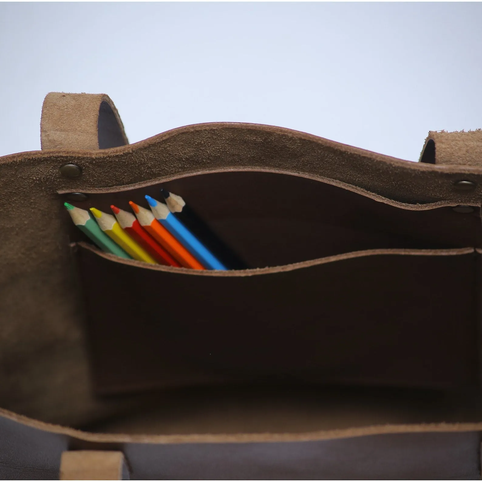 Designer Leather Tote Bag