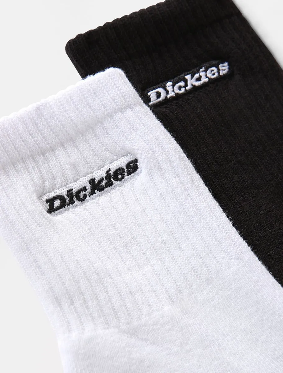 Dickies Unisex New Carlyss Socks Black/White DK0A4XJYBLW
