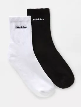 Dickies Unisex New Carlyss Socks Black/White DK0A4XJYBLW