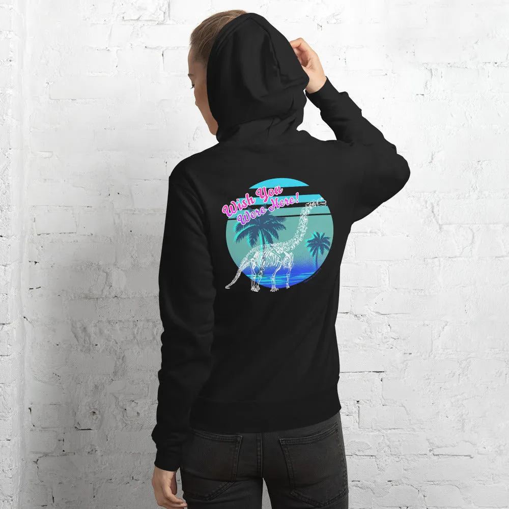 Dinosaur Wish You Were Here Hoodie