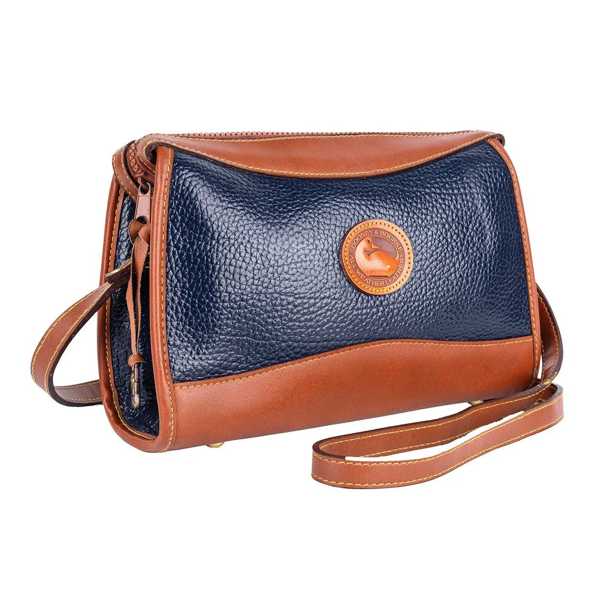 Dooney & Bourke Pebble Shoulder Bags Leather Blue Colour For Women