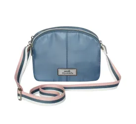 Earth Squared - Voyage Half Moon Messenger Bag - Pale Blue - 21x16x5cms