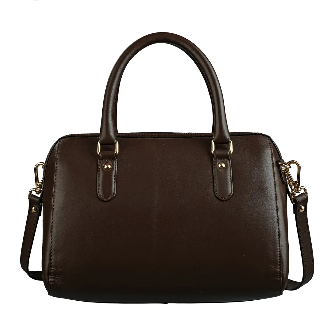 Enna Sling Purse for Women | Leather Handbag For Women | 100% Genuine Leather | Color: Lemon Green, Brown, Black, Blue