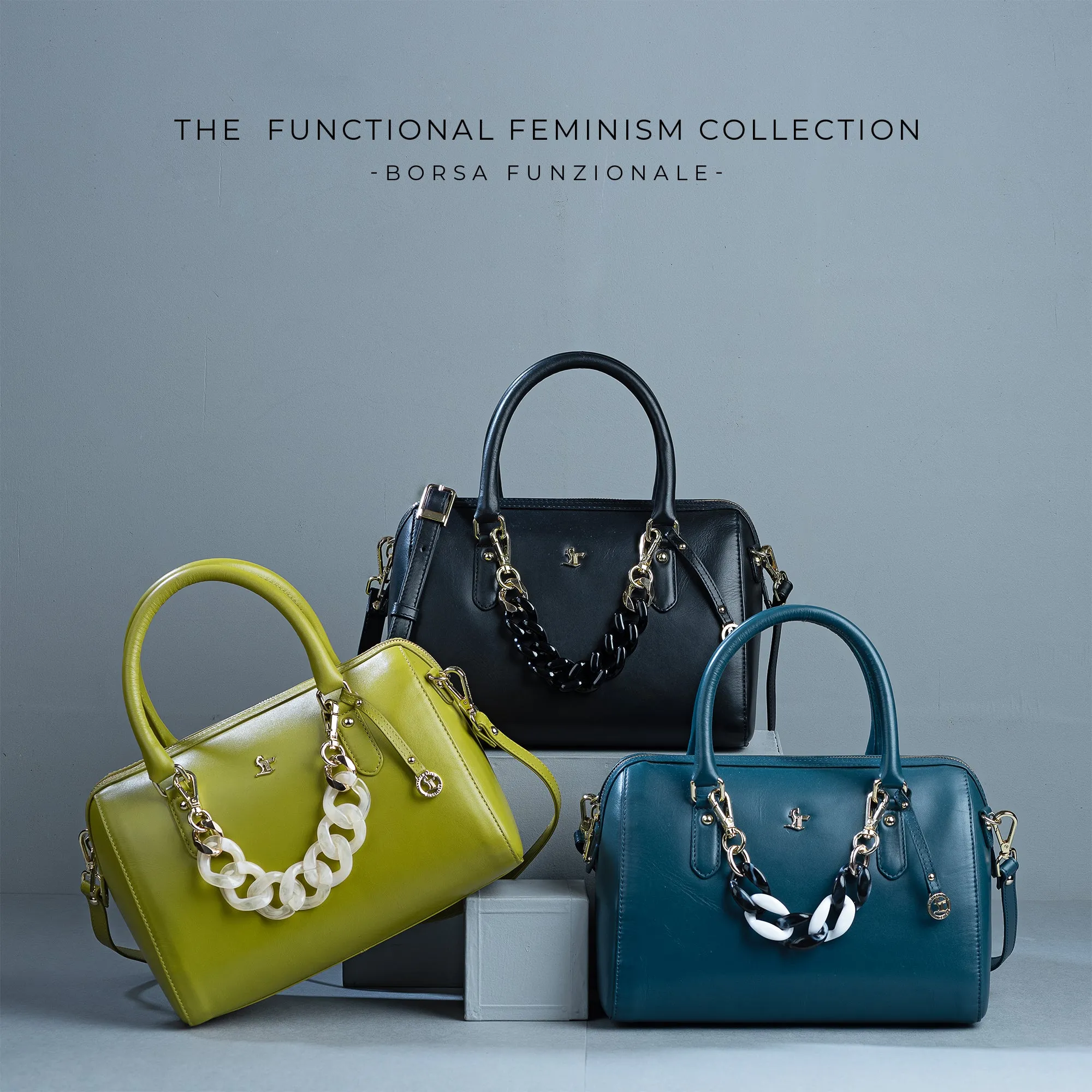 Enna Sling Purse for Women | Leather Handbag For Women | 100% Genuine Leather | Color: Lemon Green, Brown, Black, Blue