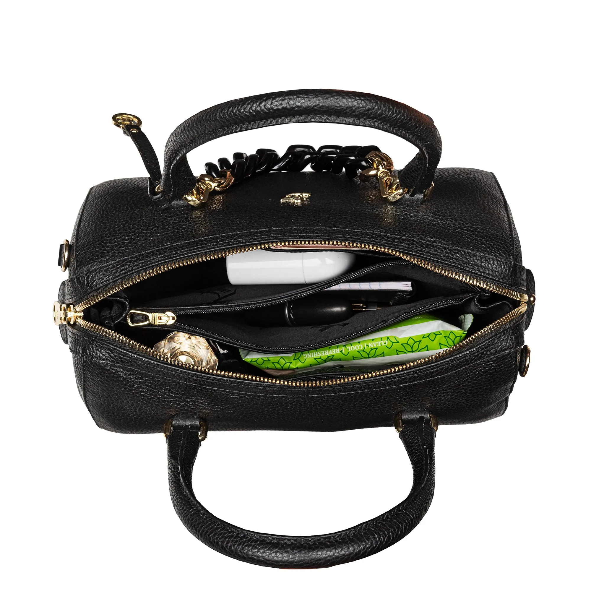 Enna Sling Purse for Women | Leather Handbag For Women | 100% Genuine Leather | Color: Lemon Green, Brown, Black, Blue
