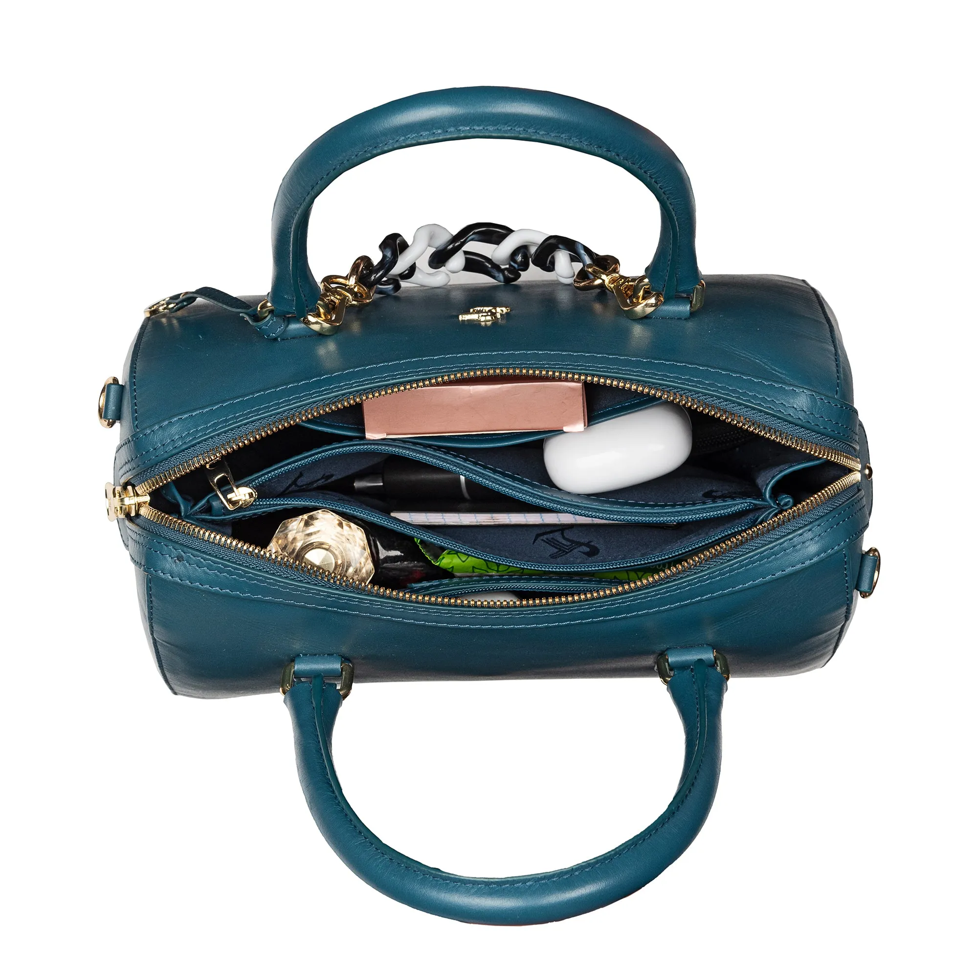 Enna Sling Purse for Women | Leather Handbag For Women | 100% Genuine Leather | Color: Lemon Green, Brown, Black, Blue