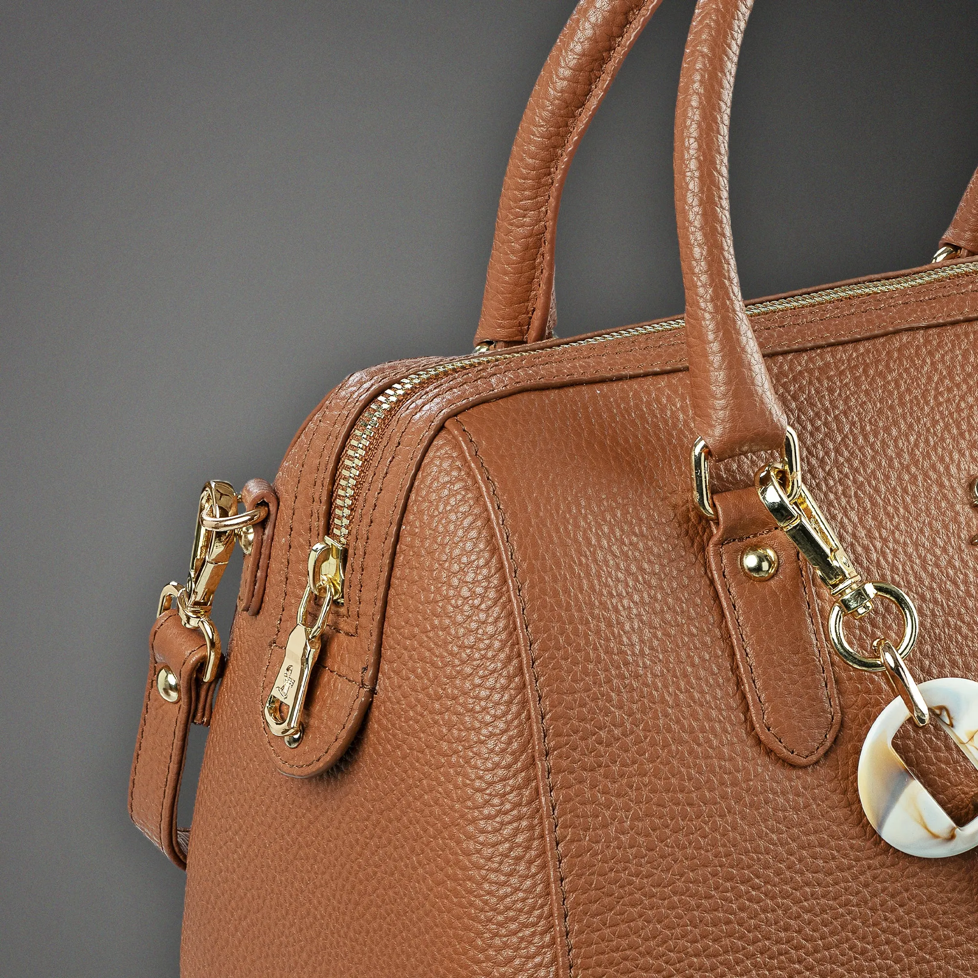 Enna Sling Purse for Women | Leather Handbag For Women | 100% Genuine Leather | Color: Lemon Green, Brown, Black, Blue