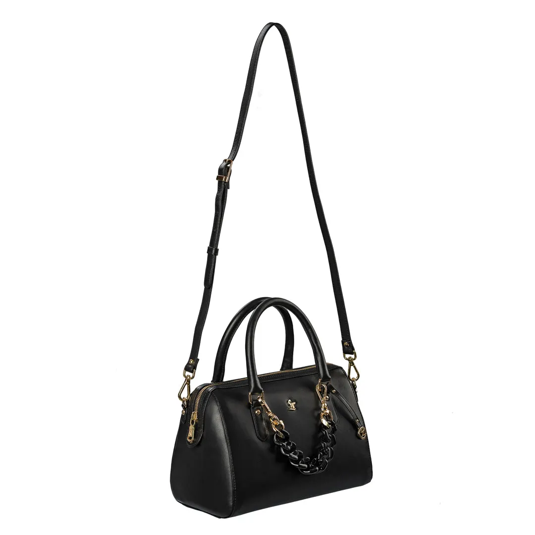 Enna Sling Purse for Women | Leather Handbag For Women | 100% Genuine Leather | Color: Lemon Green, Brown, Black, Blue